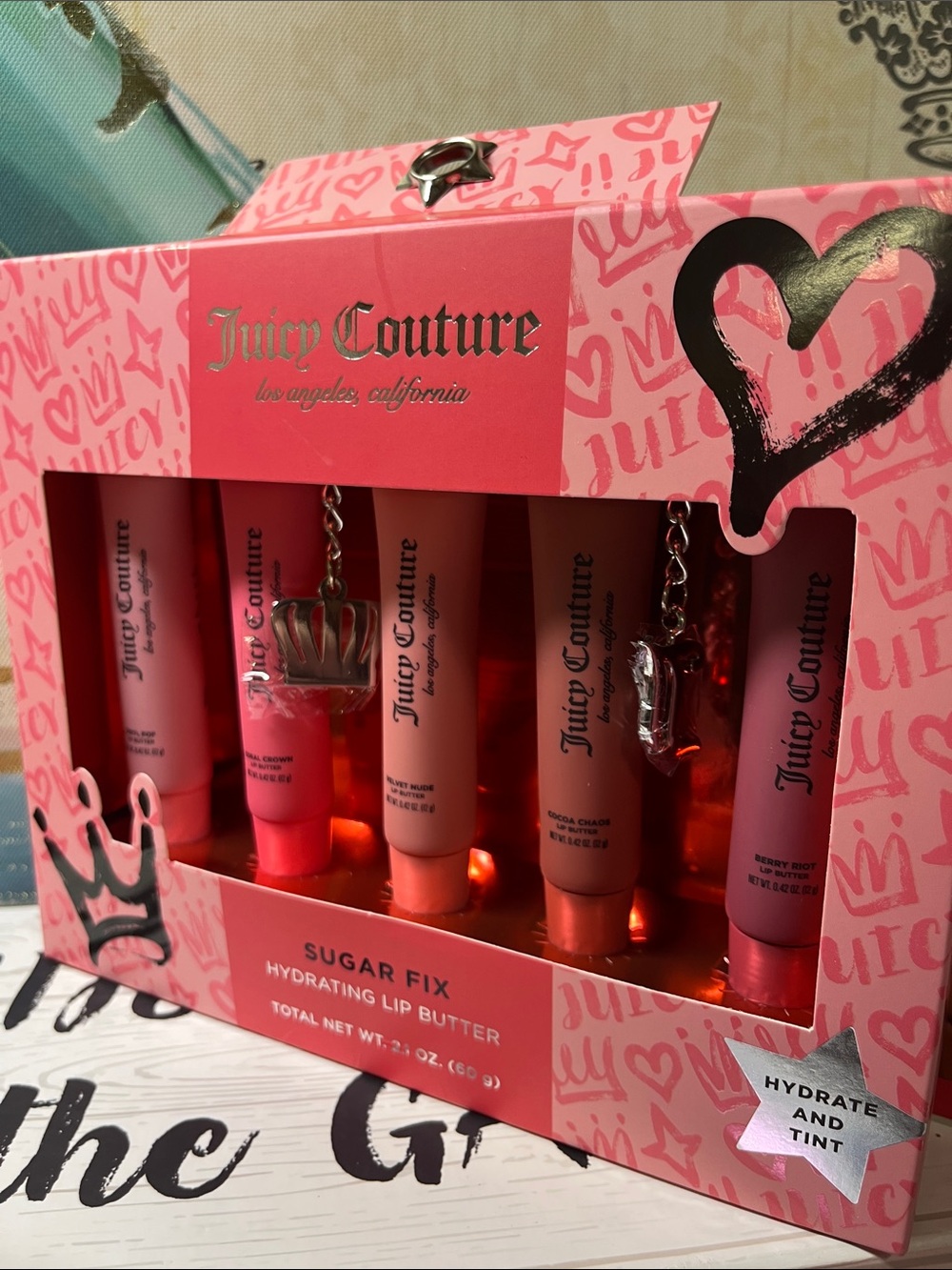 Juicy Couture Hydrating Lip Butter Gift Set - Pink